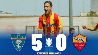 Roma vs Lecce  Campionato Primavera 1  Highlights 15042023 [upl. by Aninotna]