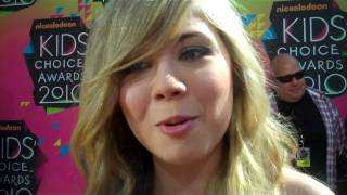 Jennette McCurdy at the 2010 Nickelodeon Kids Choice Awards [upl. by Ialda190]