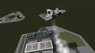 KSP  VTOL Jet Plane Helipad landing [upl. by Helprin]