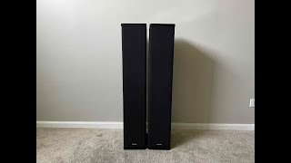 Definitive Technology BP8 Bipolar 2 Way Tower Home Floor Standing Speakers [upl. by Donni]