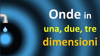 ONDE in una due tre dimensioni [upl. by Abehs58]