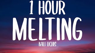 Kali Uchis  Melting 1 HOURLyrics quotYou got some soft lips and some pearly whitesquot [upl. by Matelda]