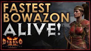 D2 RESURRECTED  THE FASTEST BOWAZON IN THE GAME Bugged Frames for Extra Speed [upl. by Belshin651]