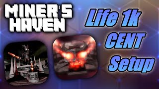 Miners Haven Life 1k Centillion Setup  No Exotics Collectibles Enchants or Superstitious [upl. by Nagem]