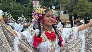 Desde Jicaral de Puntarenas DESFILE DE BANDAS 2024 [upl. by Ardnalahs]