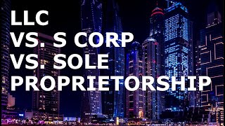 LLC vs S Corp vs Sole Proprietorship  How to Create an LLC for Free [upl. by Yole]