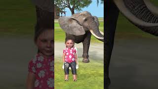 Elephant 🐘 or tiger 🐅 to choti ke pas h lekin papa presan hai maa se elephant papa lion [upl. by Aelber638]