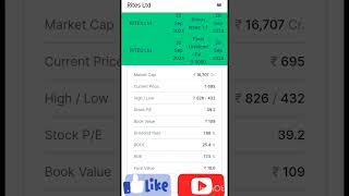 Rites Ltd Bonus issue and Dividend announced [upl. by Amal10]