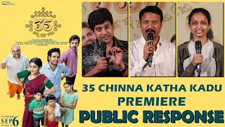 35 Chinna Katha Kaadu Movie Premier Show Talk Response  Nivetha Thomas  Mythrimediatv [upl. by Attennaj]