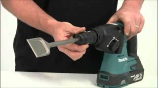 Makita BHR243Z SDS Brushless Rotary Hammer Drill In Action [upl. by Raseac]