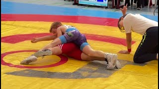 Wrestling  Ringen Sparkassenpokal Jena Jugend C 38 kg Freestyle Glazkov  Schreiner [upl. by Marienthal]