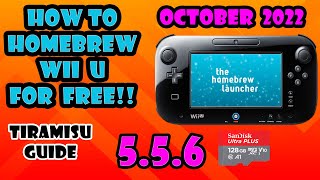 How to Homebrew Wii U 556 The Easy Way Tiramisu Guide WORKING MAY 2023 [upl. by Avi]