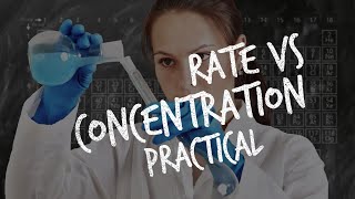 SODIUM THIOSULFATE and HYDROCHLORIC ACID REACTION TO MEASURE RATE AGAINST CONCENTRATION [upl. by Kristos296]