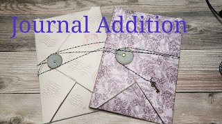 Floating envelope insert for your Journal envelopejournal junkjournalideas junkjournal [upl. by Madella170]