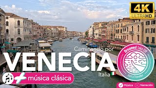 Caminando por Venecia La ciudad de los canales construida sobre el mar Venecia Italia 🇮🇹 4K [upl. by Pickar438]