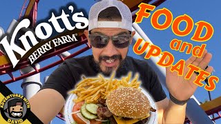 KNOTTS BERRY FARM FOOD and 2022 UPDATES  A GIGA COASTER [upl. by Eloc]