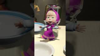 مسيرة القمر 🌜🚶‍♀️ mashabeararabic shorts arabic mashaandthebear ماشاوالدب مضحك كرتون [upl. by Seften]