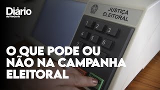 O que os candidatos podem e o que não podem fazer na campanha eleitoral  Descomplicando [upl. by Leisam]