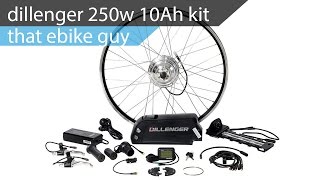 That EBike Guy  Dillenger 250W 10Ah Conversion Kit [upl. by Idnek]