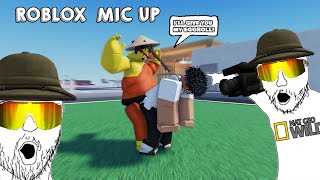 Roblox Mic Up but its National Geographic Funny Moments [upl. by Harbot]