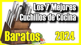 🔥 7 MEJORES Cuchillos de Cocina BARATOS de Amazon 2024✅CalidadPrecio Japoneses  Profesionales [upl. by Nelleoj944]