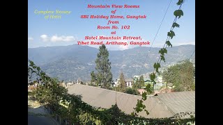 SBI Holiday Home Gangtok  Hotel Mountain Retreat Tibet Road Gangtok  Mountain View Rooms review [upl. by Alekat]