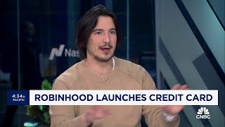 Robinhood CEO Vlad Tenev on new credit card The idea is to add more things to Robinhood Gold [upl. by Arukas]