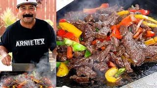 Restaurant Style Fajitas Authentic Mexican Recipe [upl. by Odnalref]