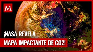 NASA revela impactantes imágenes de gases de efecto invernadero en la atmósfera [upl. by Inavihs]