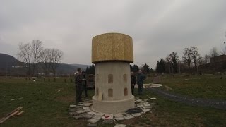 5 Zoll Eisenbahn Lahnstein Wasserturm wird gebaut [upl. by Hannahc]