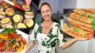 🍆 3 рецепта из баклажанов Вкусно Быстро Люда Изи Кук что приготовить с баклажанами блюда обед ужин [upl. by Kyla387]