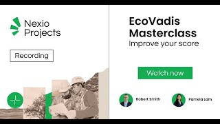 EcoVadis Webinar 3 How To Improve Your Score [upl. by Yttap]