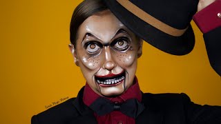 Ventriloquist Dummy Makeup Tutorial Day 15 of 31 Days of Halloween [upl. by Olbap]