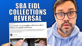 SBA EIDL Collections Reversal For ALL [upl. by Lobel]