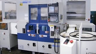 Muratec MW40 Twin Spindle CNC Chucker Machine at Herker Industries [upl. by Moretta]