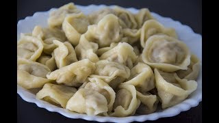 Pelmeni Rezept  Russische Teigtaschen  пельмени [upl. by Eceinart]