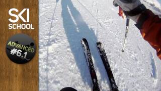 How to Pole Plant  Advanced Ski Lesson 61 [upl. by Nyrtak]