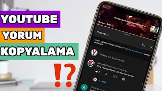 🔥 YOUTUBE YORUM KOPYALAMA  Youtube Yorumları Nasıl Kopyalanır [upl. by Galina]