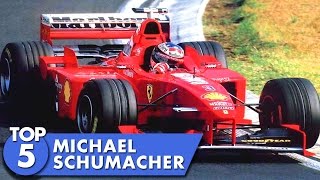 Top 5 Michael Schumacher Moments [upl. by Thera]