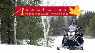 Raid motoneige Canada Québec en vidéo [upl. by Latoyia]