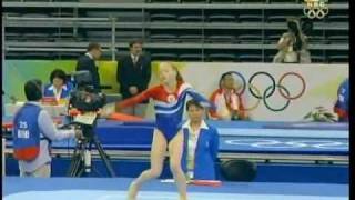 Ksenia Semenova RUS  2008 Beijing Olympics  Qual FX [upl. by Arch13]