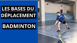 Les BASES du DÉPLACEMENT au Badminton Shadow débutant [upl. by Oirottiv797]