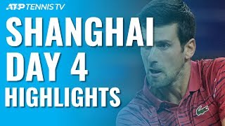 Djokovic Eases Past Shapovalov Zverev Tsitsipas Thiem Progress  Shanghai 2019 Day 4 Highlights [upl. by Zolly]