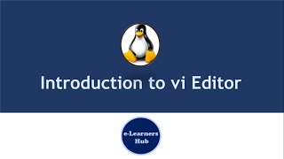 Introduction to vi Editor [upl. by Chader922]