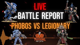 Live Kill Team BATREP Phobos vs Legionary [upl. by Ahtekal]