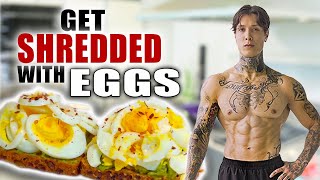 5 Healthy EGG Breakfast Meals  SHREDDED  MUSCLE [upl. by Ahsaekal]