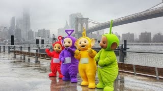 Teletubbies in New York City for their 20th Anniversary and Party [upl. by Zippora]