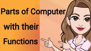 PARTS OF COMPUTER AND THEIR FUNCTIONS  Computers  NCERT  CBSE  Computer Basics [upl. by Liebman]