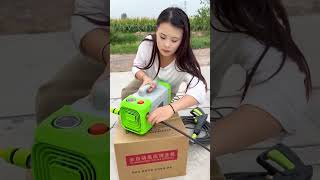 veryconvenient to buy a car wash machine for home use Highpressure car washmachine part174 [upl. by Namsaj]