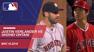 Verlander keeps Ohtani at bay notches historic K [upl. by Htebaras534]